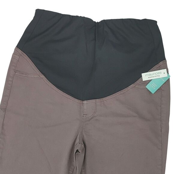 NWT Maurices Women’s Maternity Over The Bump Jegging Pants Size Medium Long - Picture 9 of 16